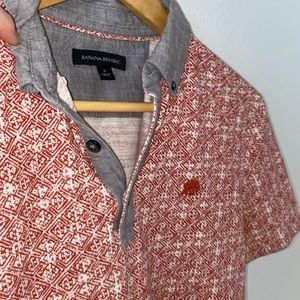 Banana Republic Printed Polo